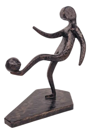 Metal Footballer Figure, 1960s