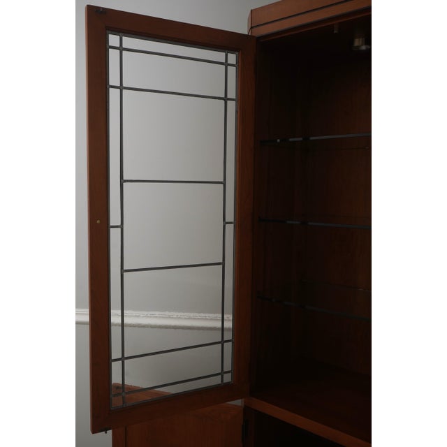 Stickley 21st Century Collection Cherry Curio Cabinet Bookcase For Sale In Philadelphia - Image 6 of 18