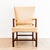Mid-Century Modern 1940s Rud Rasmussen High Back Armchair in Cuban Mahogany & Leather After Kaare Klint For Sale - Image 3 of 13
