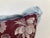 French Country Aubergine Toile Textile Throw Pillow For Sale - Image 3 of 6