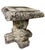 Vintage Cast Stone Garden Dining Set With Dolphin Pedestal Table & Three Matching Stools For Sale In West Palm - Image 6 of 12