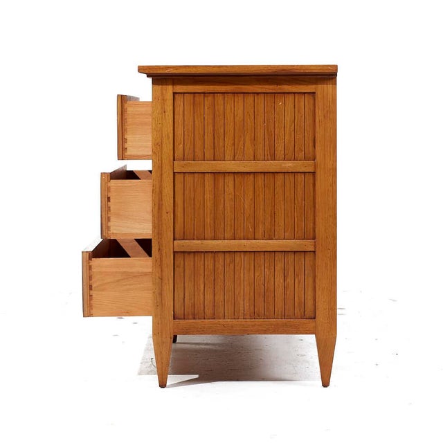 Mid 20th Century Tomlinson Sophisticate Mid Century Walnut Lowboy Dresser For Sale - Image 5 of 10