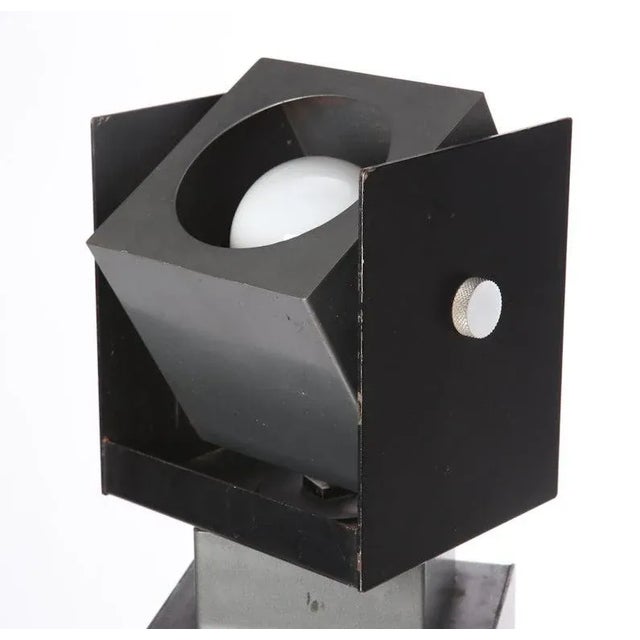 Mid 20th Century Arteluce Swiveling Steel Floor Lamp For Sale - Image 5 of 9