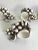 Mid 20th Century Vintage Pottery Grape Napkin Rings - Set of 6 For Sale - Image 5 of 8