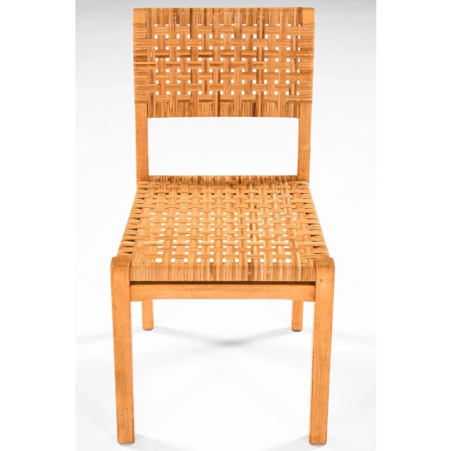 Wood Set of Finnish Model 615 Dining Chairs by Aino Aalto for Artek For Sale - Image 7 of 10