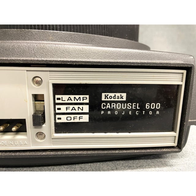 Metal Kodak Carousel 600 Slide Projector For Sale - Image 7 of 8