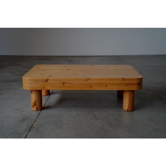 Pine Coffee Table, Netherlands, 1970s For Sale - Image 4 of 9