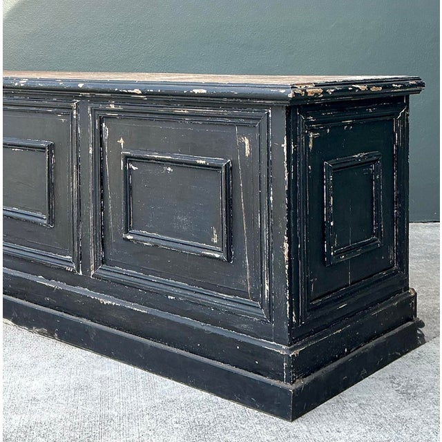 Vintage Distressed Store Counter For Sale - Image 9 of 12