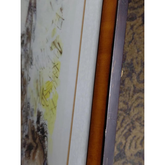 Framed Signed Chaim Gross Fiddler Lithograph For Sale In Greensboro - Image 6 of 10