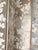 Monumental Asian inspired double sided floral screen. Very tall Asian inspired floral screen, 6 panels with hinges, on the...