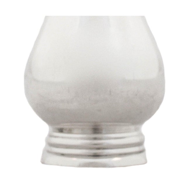 1940s 1940 International Silver Royal Danish Sterling Silver Salt Shakers - A Pair For Sale - Image 5 of 6