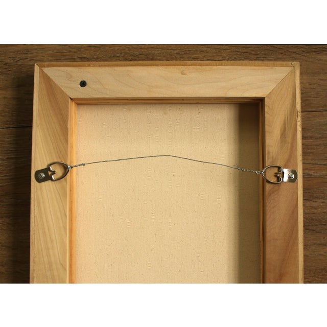 2010s "Bridge Into Light" Contemporary Abstract Architectural Italian Oil Painting, Framed For Sale - Image 5 of 7