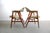Danish Modern Side Chairs in Southwestern Print, Denmark Pair of two Danish Chairs from the Mid Century Modern Era. The...