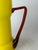 1980s 1980s Vintage Yellow and Red Empoli Cased Italian Glass Pitcher For Sale - Image 5 of 11