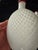 A rare vintage pair of mid century modern era or older murano style bottles . Having a very unusual waffle honeycomb...