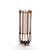Mid 20th Century Modeline Model 635 Mid Century Sculptured Walnut and Brass Table Lamp For Sale In Chicago - Image 6 of 7