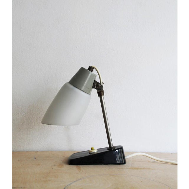 1950s Mid-Century Czech Table Lamp by Jaroslav Anýž for Lustry Kamenický Šenov, 1950s For Sale - Image 5 of 12