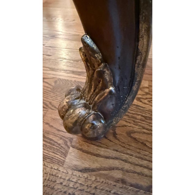 Brown Marge Carson French Country Style Parquet Dining Table With Leaf For Sale - Image 8 of 15