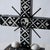 Wood Haitian Vodou Baron Samedi Cross For Sale - Image 7 of 11