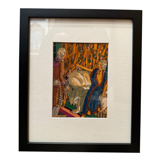 Vintage French Print From Les Liaisons Dangereuses by Artist, Maurice ...