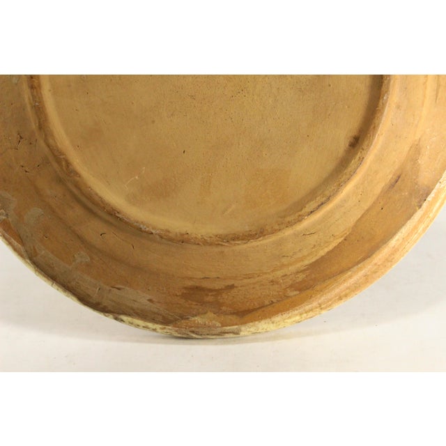 1930-40's Mexican Tlaquepaque Tonala Pottery Plate With Roosters For Sale - Image 10 of 15