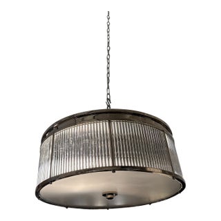 Ralph Lauren for Visual Comfort Allen Round Flush Mount For Sale