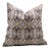 Block Printed Pillow Cover - Pure Linen 24x24 Inch- Hridyavan For Sale