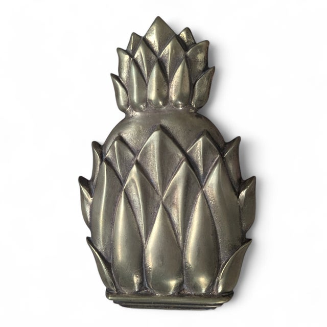 Vintage Metalcrafters Brass Pineapple Door Knocker For Sale - Image 12 of 14