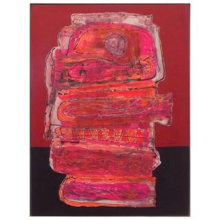 Abstract Oil on Canvas, Painting by Antonio Ferri, Spain For Sale