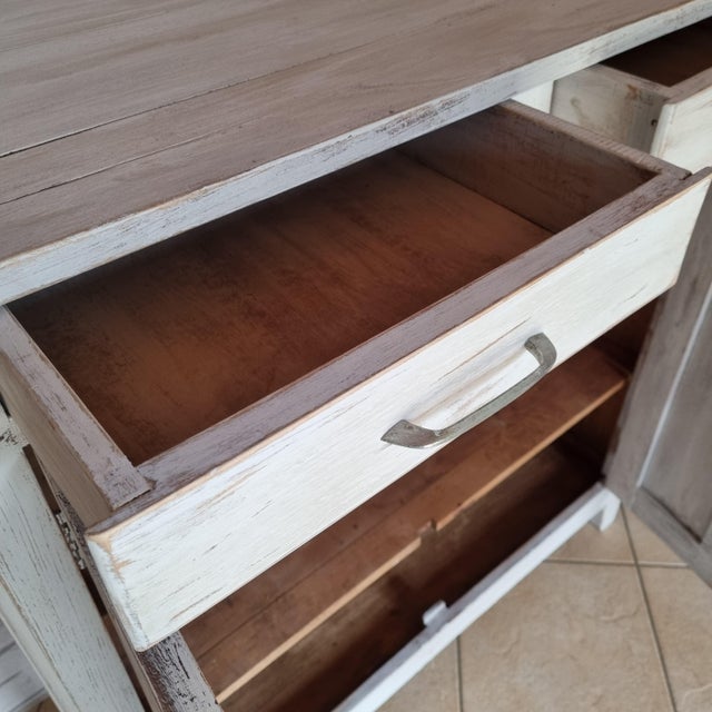 Wood Painted Sideboard, 1950s For Sale - Image 7 of 15