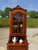 Brown Corner Display Cabinet, 1980s For Sale - Image 8 of 18