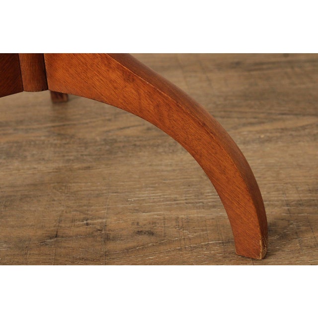 L. Hitchcock Stenciled Maple Small SideTable For Sale - Image 10 of 18