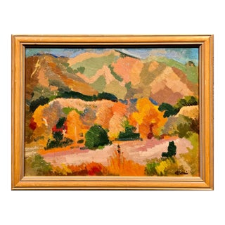 Anders Aldrin -Autumn in a California Landscape - Oil Painting For Sale