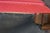 Vintage Queen Anne Style Mahogany Wingback Club Library Accent Arm Chair Red For Sale - Image 17 of 18