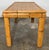 Wood Vintage Chunky Split Reed Bamboo Table For Sale - Image 7 of 11