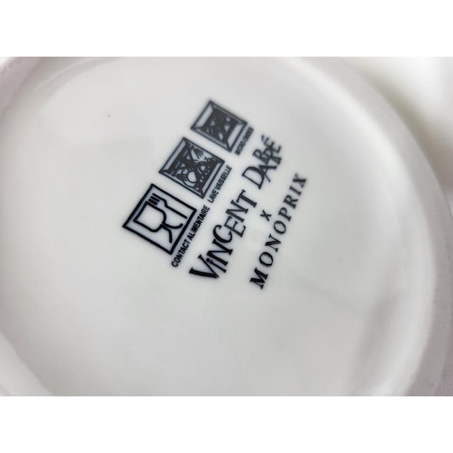 French White and Gold Porcelain Carafe by Vincent Darré for Monoprix For Sale - Image 5 of 8