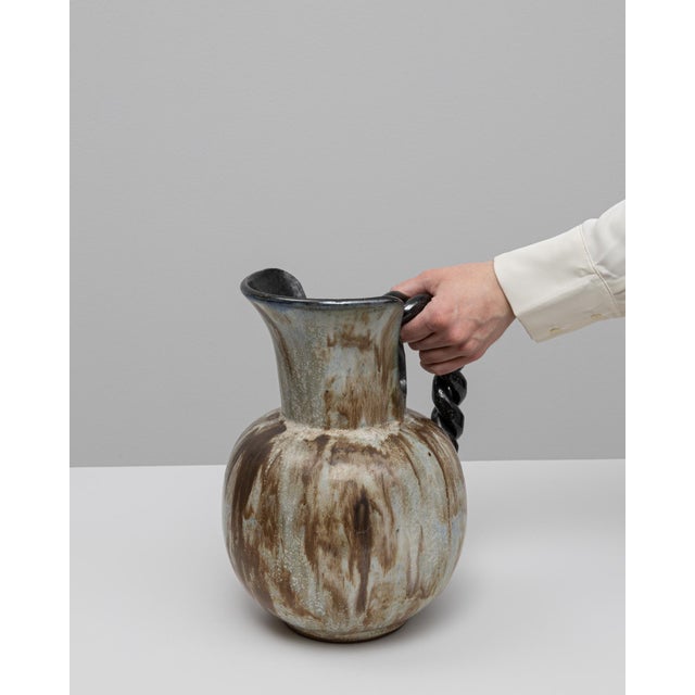 Mid-Century Modern 20th Century Belgian Ceramic Vase For Sale - Image 3 of 18