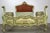 Venetian Baroque Green Lacquered Hand-Painted Floral Single Bed Set with Two Nightstands, 1950s, Set of 3 For Sale - Image 12 of 12