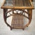 Mid 20th Century Mid 20th Century Rattan and Bamboo Condole Table For Sale - Image 5 of 10