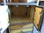 Pair of Venezia Furniture Industrial Modern Steel & Stained Wood Nightstands / End Tables With Glass Tops For Sale - Image 12 of 16