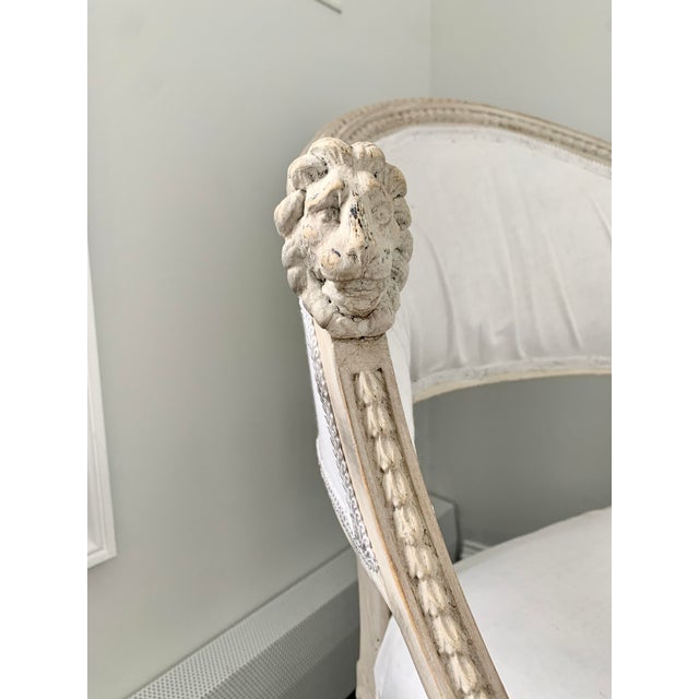 Gustavian (Swedish) Early 19th Century Swedish Gustavian Neoclassical Tub Chair by Ephraim Stahl For Sale - Image 3 of 7