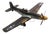 Metal Model Plane Miniature, 1990s For Sale