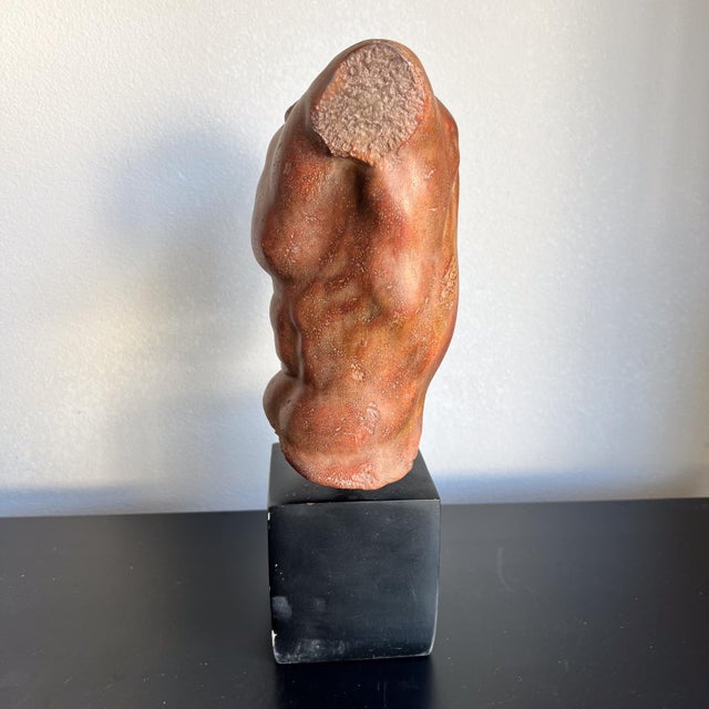 1990s 1991 Male Torso Sculpture Sergey Eylanbekov Alva Studios For Sale - Image 5 of 12