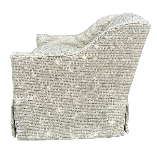 Lee Industries Transitional Swivel Chair For Sale In Atlanta - Image 6 of 9