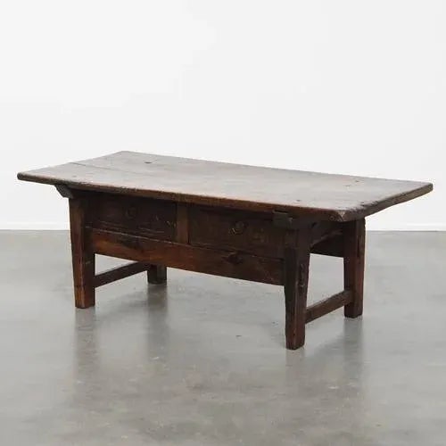 Antique Spanish Coffee Table with Drawers, 17th Century For Sale - Image 15 of 15