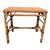 20th Century Vintage Bamboo Rattan End Side Table. For Sale