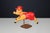 Three Piglets Carousel Sculpture in Polychrome Wood attributed to Bernard Kindt, 1960s For Sale - Image 11 of 15