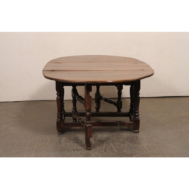 18th Century Swedish Fir Wood Drop Leaf Table For Sale - Image 12 of 12