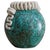French Turquoise Ceramic Vase by Gustave Asch, 1940s For Sale - Image 10 of 18