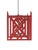 Art Deco Vintage Brighton Square Ceiling Hanging Lantern For Sale - Image 3 of 7